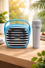 KTS-1943 Bluetooth Speaker Portable Karaoke System with Wireless Microphone - Image 3