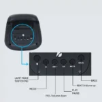 Kinglucky KTS-1265 wireless speaker, with bass speaker, stereo speaker, subwoofer, outdoor wireless speaker, party disco light - Image 5