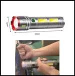 X03 Rechargeable Torch Light with Aluminum Alloy Body || Rechargeable Laser Cannon Torch Aluminum Alloy Body X03 Toch Light,এক্স০৩ রিচার্জেবল টর্চ লাইট অ্যালুমিনিয়াম অ্যালয় বডি সহ | |   রিচার্জেবল লেজার ক্যানন টর্চ অ্যালুমিনিয়াম অ্যালয় বডি এক্স০৩ টোচ লাইট - Image 2