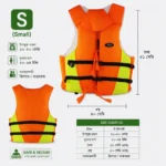 Life Jacket | High Buoyancy Safety Life Vest | Boat, Fishing & Water Sports | Orange,লাইফ জ্যাকেট ধূসর রঙের উচ্চ বুয়েন্সি সেফটি লাইফ ভেস্ট ড্রাবোট, ফিশিং এবং ওয়াটার স্পোর্টস