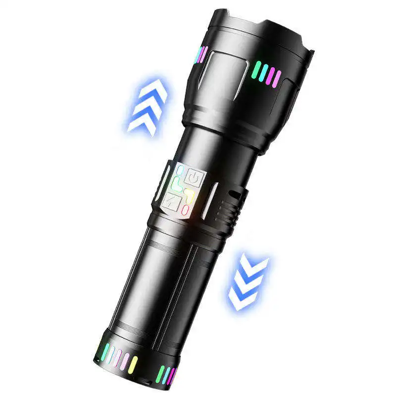 617b24b5-9c8f-4627-ac53-2c107dc82941 Kezu KH-W533 Torch light Telescopic Zoomable 80W Super High Powered Zoom Flashlight with Power Bank Facility, কেজু কেএইচ-ডব্লিউ৫৩৩ টর্চ লাইট টেলিস্কোপিক জুমযোগ্য ৮০ ওয়াট সুপার হাই পাওয়ারড জুম ফ্ল্যাশলাইট পাওয়ার ব্যাঙ্ক ফিল্টিলিস্ট সহ - Image 1