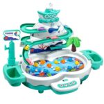 Children Electric Fishing Game Toy Multi-function Summer Toys for Kids Pretend Play Toy Outdoor Family Fun