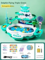 Children Electric Fishing Game Toy Multi-function Summer Toys for Kids Pretend Play Toy Outdoor Family Fun - Image 2