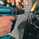 Electric Drill Plate Cutter, Sheet Metal Nibbler, Operating Metal Tin Cutter, Electric Drill Plate Cutter - Image 4