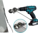 Electric Drill Plate Cutter, Sheet Metal Nibbler, Operating Metal Tin Cutter, Electric Drill Plate Cutter