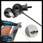 Electric Drill Plate Cutter, Sheet Metal Nibbler, Operating Metal Tin Cutter, Electric Drill Plate Cutter - Image 2