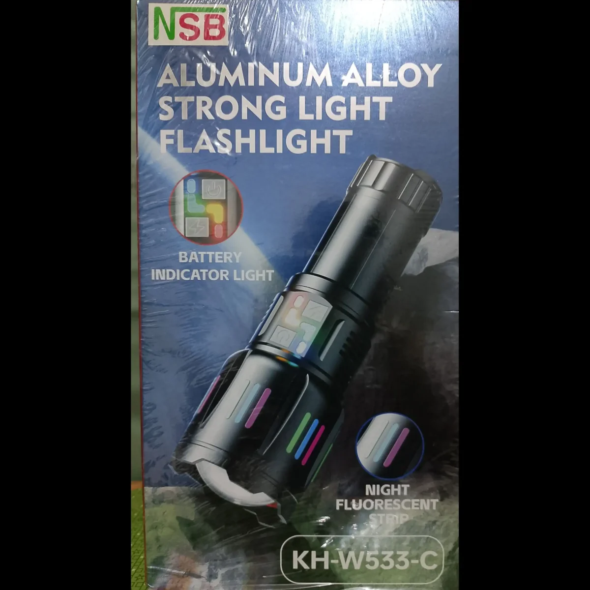 Kezu KH-W533 Torch light Telescopic Zoomable 80W Super High Powered Zoom Flashlight with Power Bank Facility, কেজু কেএইচ-ডব্লিউ৫৩৩ টর্চ লাইট টেলিস্কোপিক জুমযোগ্য ৮০ ওয়াট সুপার হাই পাওয়ারড জুম ফ্ল্যাশলাইট পাওয়ার ব্যাঙ্ক ফিল্টিলিস্ট সহ - Image 4