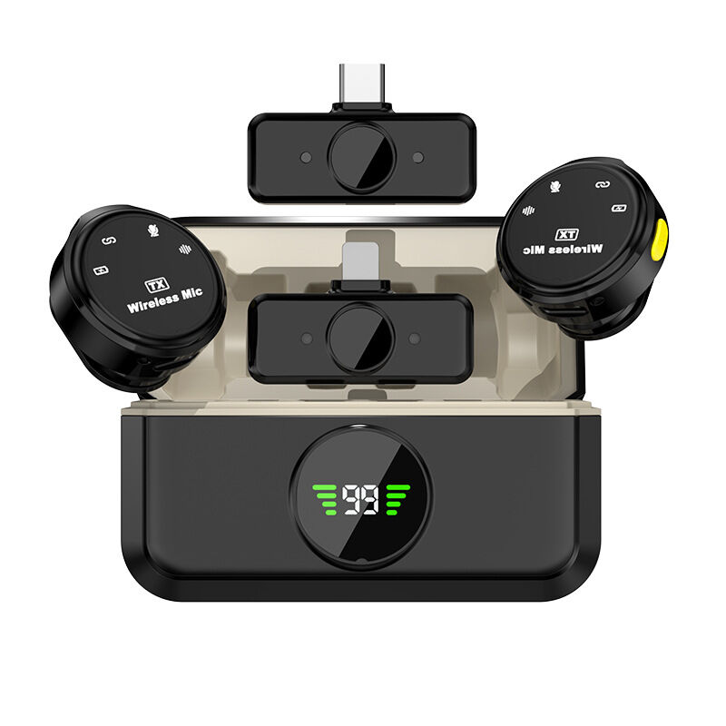 M9 Pro Wireless Microphone – Best Noise Cancelling Mic for Vlogging, Streaming & Content Creation allpointbd.com (3) M9 Pro Wireless Microphone – Best Noise Cancelling Mic for Vlogging, Streaming & Content Creation - Image 1