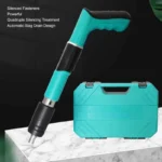 Manual Mini Steel Nail Gun 5 Gears Power Adjustable Wall Nail Guns for Ceiling，Manual Steel Nails Gun Tool, Mini Portable Nail Shooting Machine with 100 Nails - Image 6