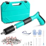 Manual Mini Steel Nail Gun 5 Gears Power Adjustable Wall Nail Guns for Ceiling，Manual Steel Nails Gun Tool, Mini Portable Nail Shooting Machine with 100 Nails - Image 2