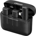 ULANZI J12 Lightning Jack Wireless Lavalier Microphone for iPhone, 2-in-1 Plug N Play Mic with Charging Case for Phone Video Recording Interview Youtubers Vloggers, 65ft Transmission Range - Image 2