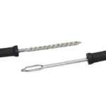 Car Tire Repair Tool Kit with Rubber Strips Tubeless Tyre Puncture Studding Plug Set - Image 4