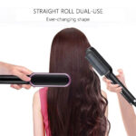 Electric Hair Straightening Brush  Heated Hair Straightener Comb  Anti-Frizz Hair Styling Brush - Image 4