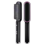 Electric Hair Straightening Brush  Heated Hair Straightener Comb  Anti-Frizz Hair Styling Brush