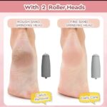Rechargeable Electric Foot Care Pedicure Machine | 2 Speed 2 Roller Heads | Dead Skin & Callus Remover - Image 5