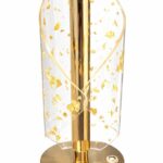 Luxury Golden Crystal Table Lamp  Touch Control Rechargeable LED Night Lamp  Decorative Bedside Lamp