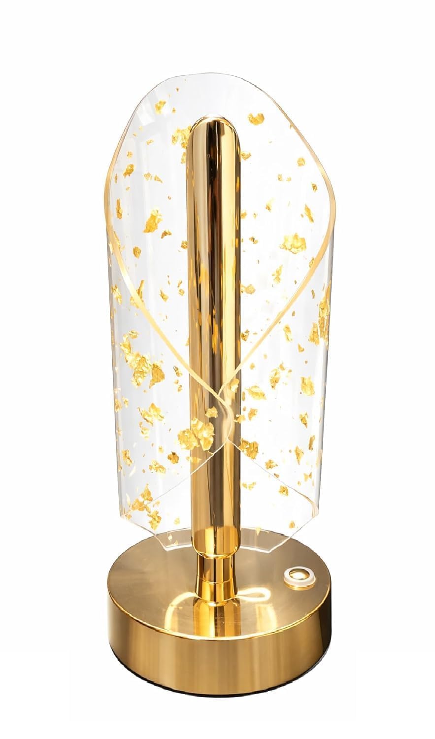 Luxury Golden Crystal Table Lamp Touch Control Rechargeable LED Night Lamp Decorative Bedside Lamp by alpointbd (2) Luxury Golden Crystal Table Lamp Touch Control Rechargeable LED Night Lamp Decorative Bedside Lamp - Image 1