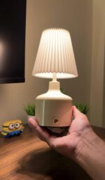 Rechargeable Touch Table Lamp | 3 Color Light 3000K/4000K/6500K | Dimmable LED Night Lamp | USB-C